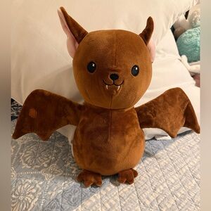 Brown Plush Bat Toy